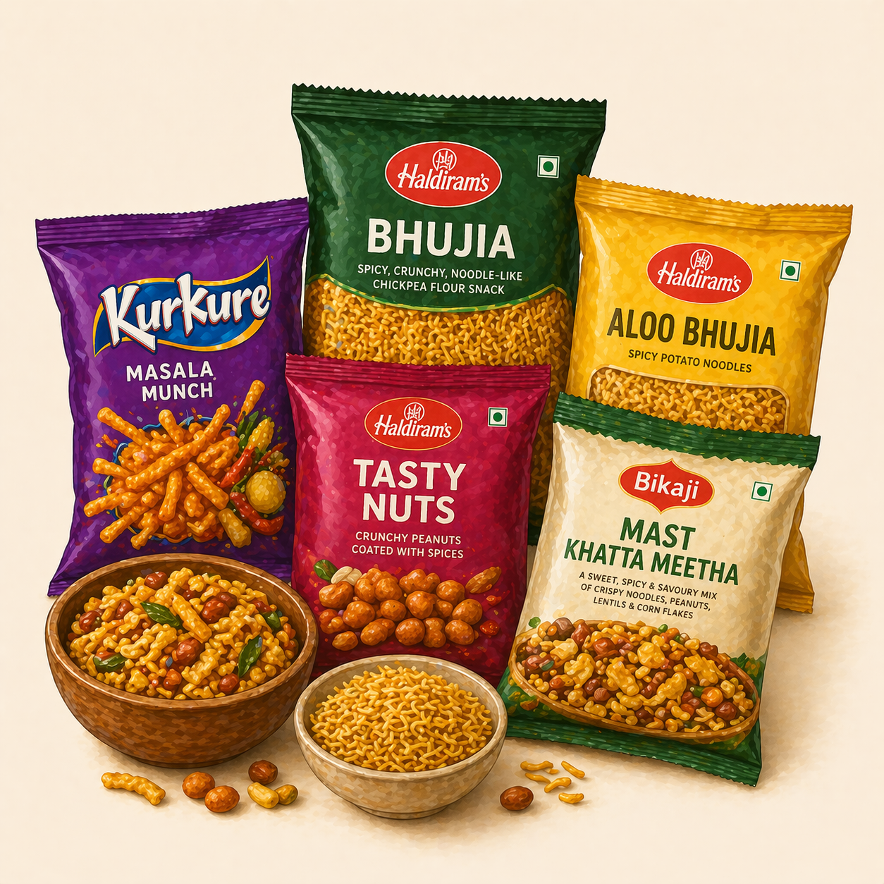 Indische Snacks
