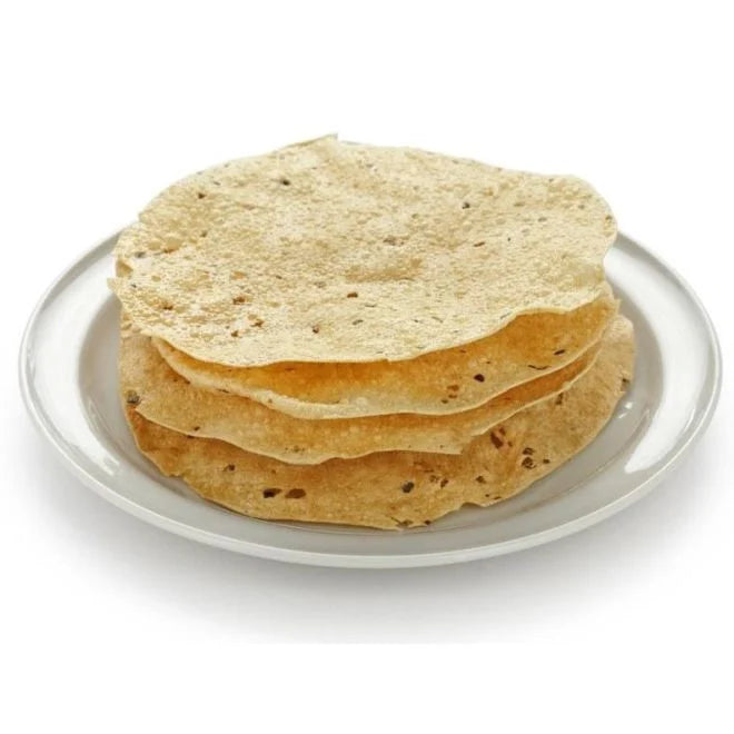 LIJJAT Jeera Papad (Papadum mit Kreuzkümmel, Linsenmehl) 200g