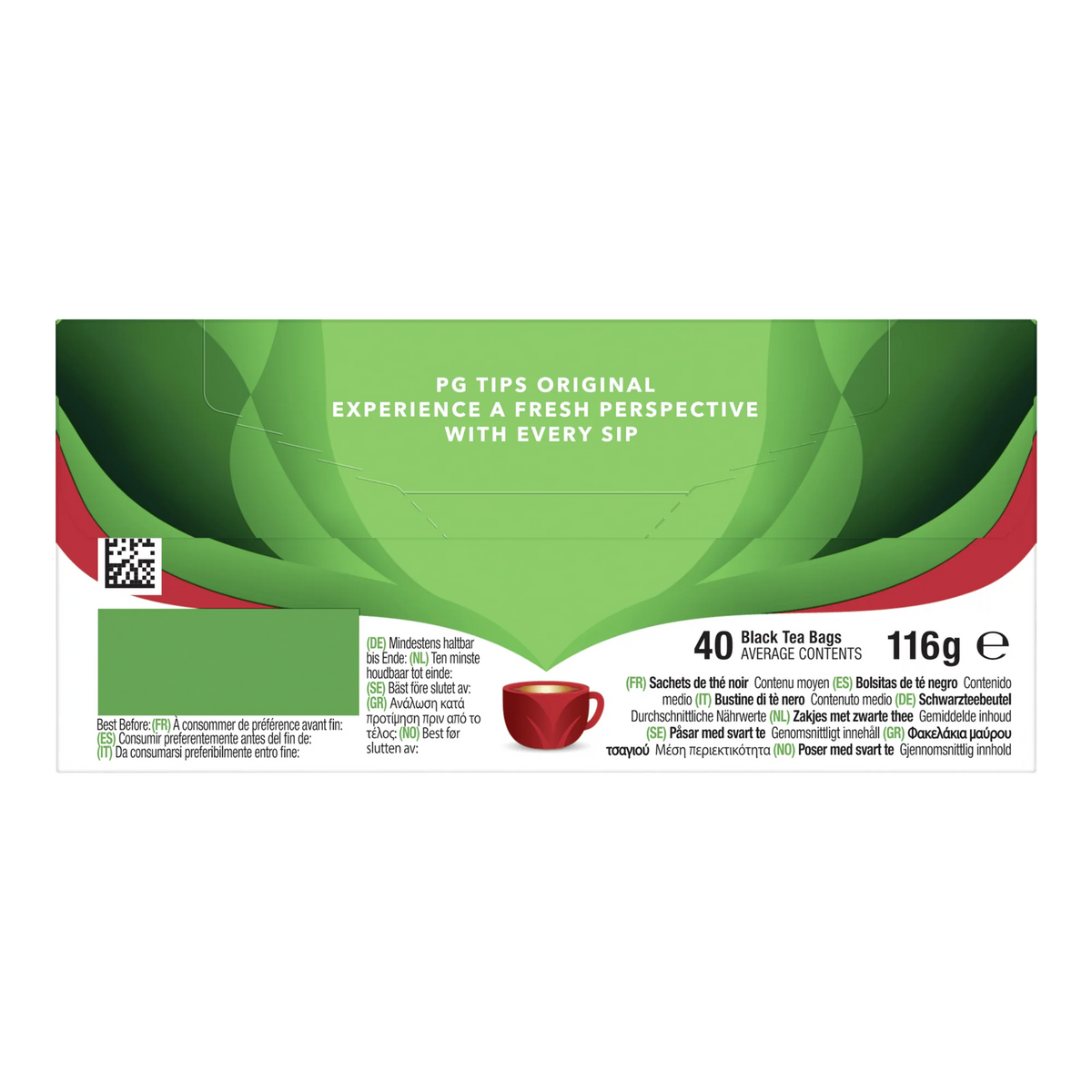 PG TIPS - 40 Teebeutel Schwarzer Tee