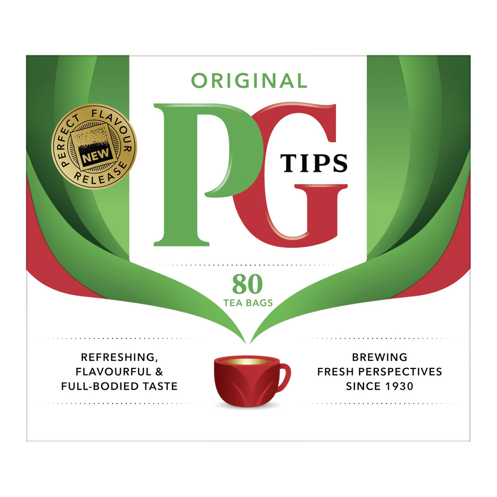 PG TIPS - 80 Teebeutel Schwarzer Tee